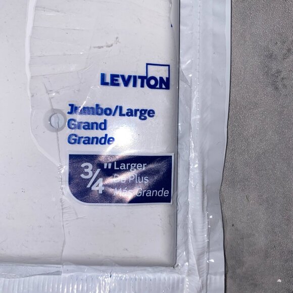 Leviton Jumbo Wall Outlet Plate Cover - Picture 6 of 10